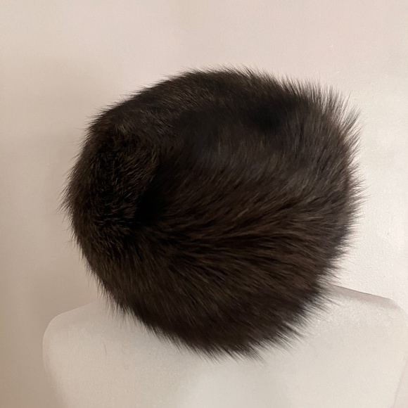 Escada Blue Frostfox Hat - Picture 3 of 10